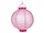 HH997 | Bulk Buys Vibrant Pink Paper Lantern with LED Light