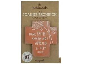 HI091 | Bulk Buys Inspiring Faith Cross Terracotta Clay