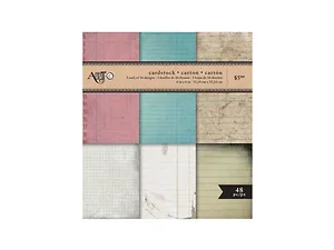 Bulk Buys 48-Piece 6x6 Inch Acid-Free Cardstock Paper Pad