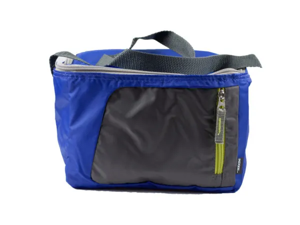 Bulk HL310 Sporty Six Pack Insulated Cooler Bag In Charcoal  Purple