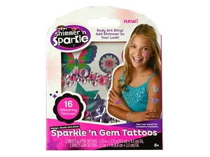 HL328 | Bulk Buys Glittering Gem Temporary Tattoos for Kids