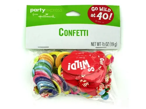 HM150 | Bulk Buys Wild 40th Birthday Monkey Confetti