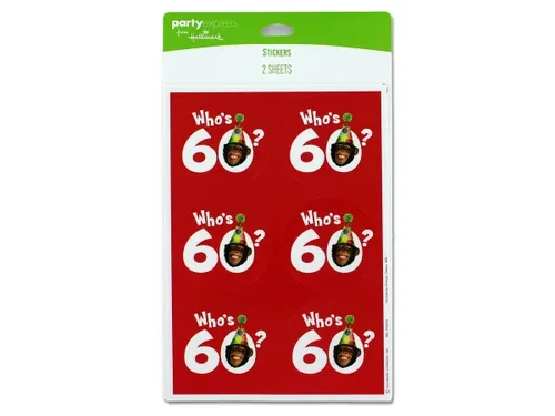 HM163 | Bulk Buys Monkeying Around Stickers - 60 Count