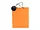 HM212 | Bulk Buys Halloween Orange Gift Bag with Black Tag