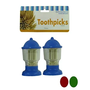HP081 | Bulk Buys Assorted Toothpick Dispensers, Set of 2