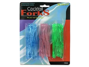 HW002 | Bulk Buys Colorful Cocktail Forks for Parties and