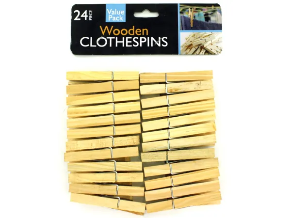 Bulk HW039 Wooden Clothespins Set