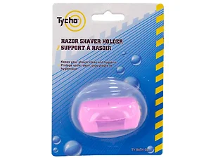 Bulk Buys Pink Suction Cup Razor Holder for Shower and