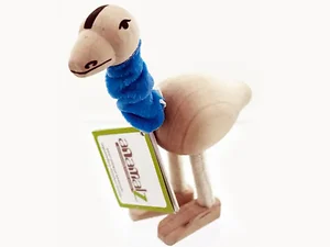 Bulk Buys Set of 5 Colorful Wooden Emus for Creative Play