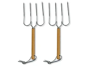 HT970 | Bulk Buys Set of 2 Premium Stainless Steel Poultry