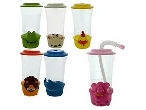 HT978 | Bulk Buys Decorative Plastic Cup for Parties and