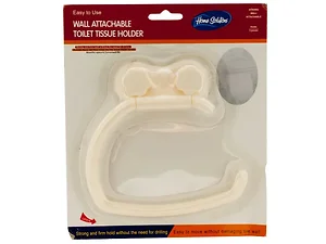 HW758 | Bulk Buys Suction Cup Toilet Paper Holder - Wall
