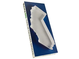 HW813 | Bulk Buys California Map Snack Bowl - Fun &