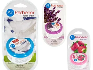 HW840 | Bulk Buys Compact Gel Air Freshener with Vented Lid