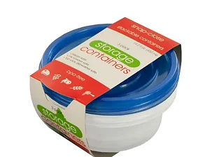 HW661 | Bulk Buys 3-Piece BPA-Free Round Food Storage