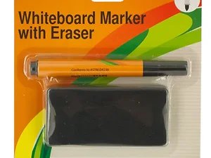 HW667 | Bulk Buys Premium Whiteboard Marker & Eraser Combo
