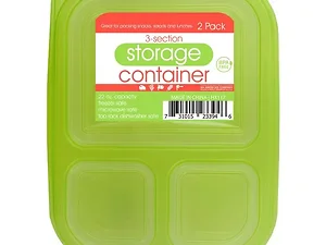 HX117 | Bulk Buys Versatile 3-Section Food Storage