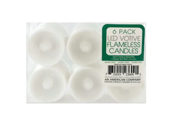 Bulk HX202 Flameless Small Led Votive Candles Set