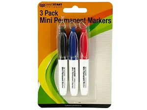 HX301 | Bulk Buys Travel-Friendly Mini Permanent Markers