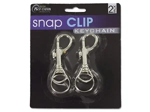 Sterling Snap Clip Key Chains