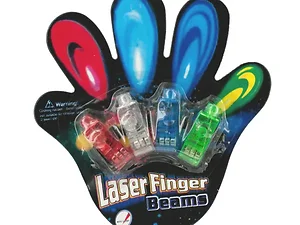 KA328 | Bulk Buys Colorful LED Finger Lights Set - 4 Pack