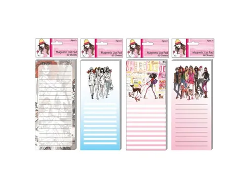 KA348 | Bulk Buys Trendy Girls Magnetic Notepad for Kids