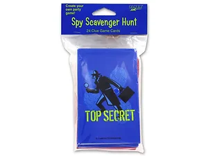 Bulk Buys Spy Scavenger Hunt Game Cards - 24 Pack