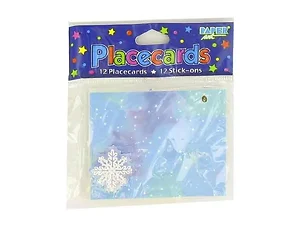 KH480 | Bulk Buys Festive Christmas Dinner Placecards - Set