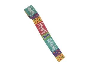 KI317 | Bulk Buys Colorful First Birthday Crepe Paper