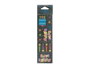 KI444 | Bulk Buys Holographic Birthday Celebration Stickers