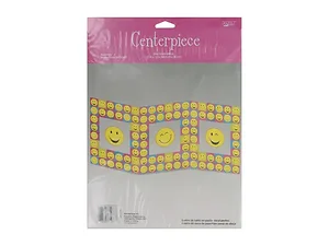 Bulk Buys Cheerful Smiley Faces Table Centerpiece