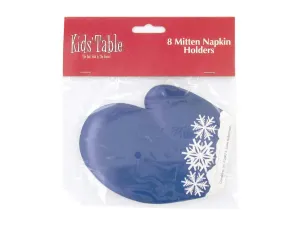 Bulk KI978 Holiday Fun Kids039; Mitten Napkin Holders