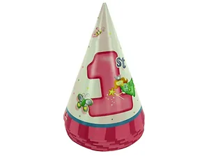 KI088 | Bulk Buys Adorable Girl's 1st Birthday Party Hats