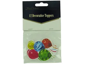 KI166 | Bulk Buys Colorful Balloon Cut-Outs - Pack of 12