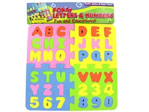 KK197 | Bulk Buys Educational Foam Letter & Number Puzzle