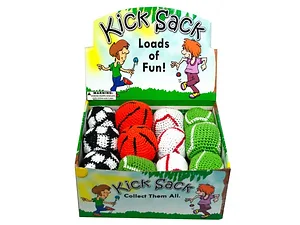 Bulk Buys Interactive Sports Kick Sack Display Set