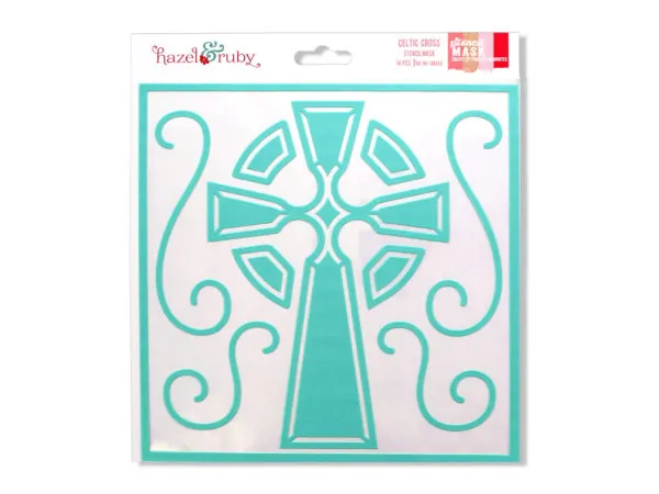 Bulk KK428 Celtic Cross Stencil Mask