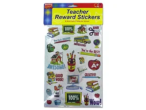 KK956 | Sterling Glitter Teacher Award Stickers