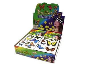 KL063 | Bulk Buys Colorful Butterfly Temporary Tattoos