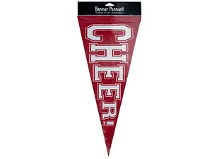 KK911 | Bulk Buys Vibrant Red Decorative Banner Pennant for