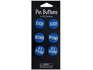 KK917 | Bulk Buys Blue Cheer Buttons Pack - 6 Count