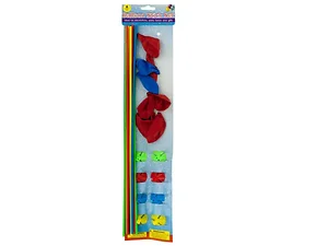 KL444 | Bulk Buys Colorful Balloon Stick Set for Festive