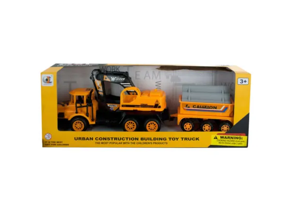 Bulk KL247 Friction Powered Excavator Trailer Truck