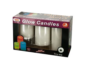 KL368 | Bulk Buys Remote-Controlled Color-Changing LED Wax