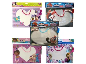KL448 | Bulk Buys Licensed Kids' Dry Erase Board & Marker