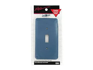 KS722 | Bulk Buys Chambray Blue Single Light Switch Cover