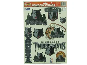 KM142 | Bulk Buys Minnesota Timberwolves 9-Pack Window