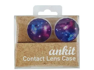 KL474 | Bulk Buys Galaxy-Themed Contact Lens Case with