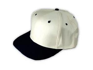KL616 | Bulk Buys Customizable Beige and Navy Snapback