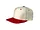 KL618 | Bulk Buys Customizable Beige and Red Snapback